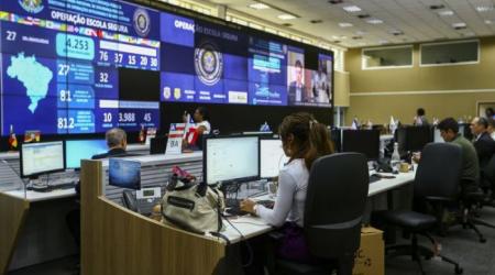 Mais de 300 pessoas foram presas na Operação Escola Segura