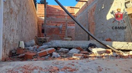 Queda de viga em obra, deixa trabalhador ferido na Ponte Alta Norte do  Gama 