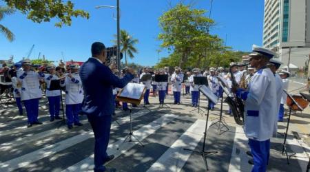 Banda musical do CEF 11 do Gama conquista título nacional, em Macaé, no Rio de Janeiro