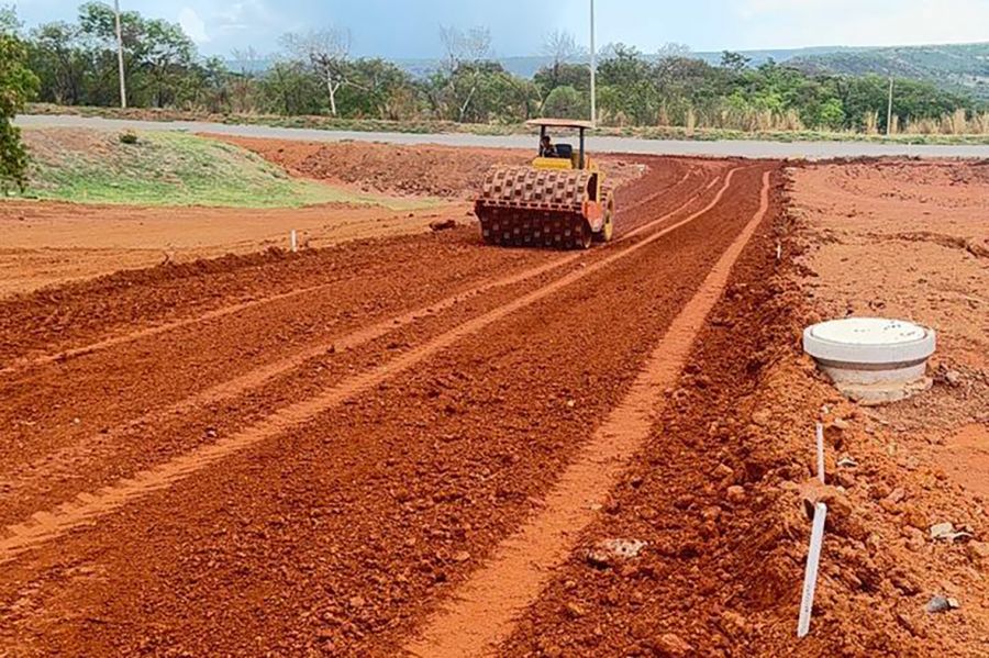 Obras de drenagem no setor sul do Gama