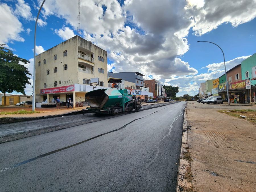 Além da recuperação asfáltica, a obra prevê novos quebra-molas e iluminação | Foto: Administração do Gama/ Divulgação